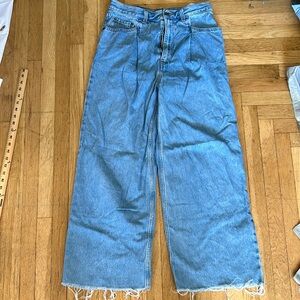 Levi’s high loose pleated jeans